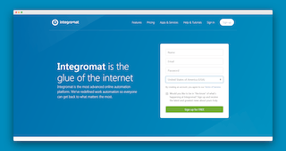 Screenshot di integromat