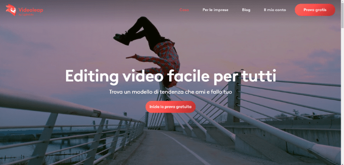 videoleap homepage